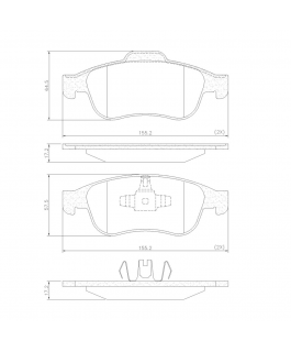 Pastilha Freio - Renault Duster 2.0 16v 01/11 - ...
Renault Fluence 2.0 16v 01/11 - ...
Renault Fluence Gt  01/1