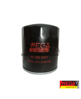 FILTRO OLEO - FIESTA/ ECOSPORT ZETEC ROCAM 1.0 / 1.6 / 2.0 2007 --> / FOCUS 1.8 16V / FIAT UNO/FIORINO/ELBA (TODOS COM C WEGA