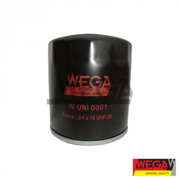FILTRO OLEO - FIESTA/ ECOSPORT ZETEC ROCAM 1.0 / 1.6 / 2.0 2007 --> / FOCUS 1.8 16V / FIAT UNO/FIORINO/ELBA (TODOS COM C WEGA