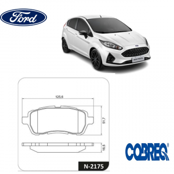 Pastilha - Ford Fiesta Ecoboost 1.0 16/ D;
Ford Fiesta Sedan Sigma 1.6l 16v Flex 10/ D;lucas;
Ford Ka Novo + 1.0 Se 14/