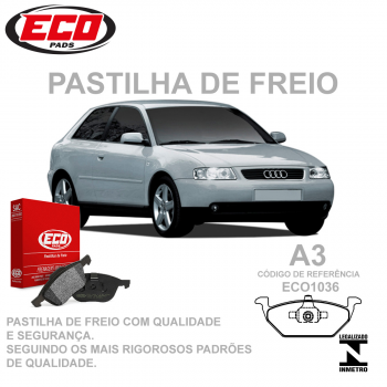 Pastilha Freio - Dianteira   - Audi A3  1.6/1.8 04-02/..., Polo