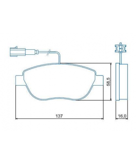 Pastilha Freio - Stilo 1.8 16v 02/09
Stilo 2.4 20v 02/09