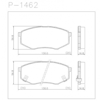 PASTILHA FREIO LONAFLEX PASTILHA FREIO LONAFLEX