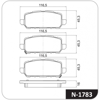 PASTILHA - HONDA ACCORD 13/ T AKEBONO 2  HONDA HR-V 1.5 16V 06-19/ T AKEBONO 2  HONDA HR-V 1.8 EX 15/ T AKEBONO 2  HONDA COBREQ
