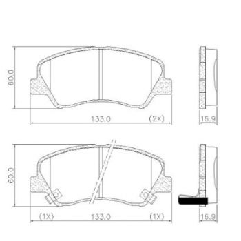 Pastilha Freio I30