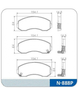 Pastilha Freio ( Max Performance ) K2500