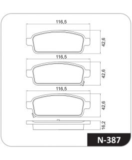 PASTILHA - GM AVEO HATCHBACK (T300) 11/ T BOSCH  GM CRUZE 5P SPORT 1.8 12/17 T BOSCH 2  GM CRUZE HATCH 5P LTZ FLEX 1.8 D COBREQ