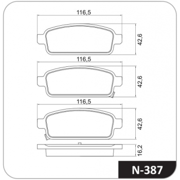 PASTILHA - GM AVEO HATCHBACK (T300) 11/ T BOSCH  GM CRUZE 5P SPORT 1.8 12/17 T BOSCH 2  GM CRUZE HATCH 5P LTZ FLEX 1.8 D COBREQ
