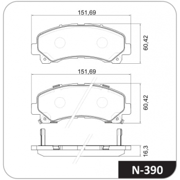 Pastilha Freio Nova S-10  ( C/ Anti - Ruido )