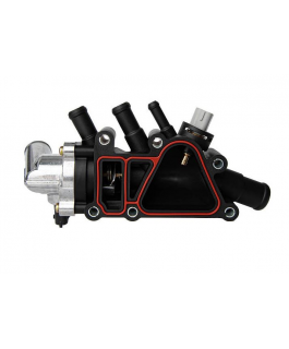 CARCAÇA DE VALVULA TERMOSTATICA - FORD: FIESTA 1.0 /1.6 8V ZETEC ROCAM FLEX 05>15 - FIESTA SUPERCHARGER 04> - ECOSPORT 1 MULTIQUALITA
