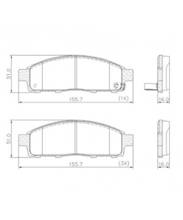 Pastilha Freio L200 Triton