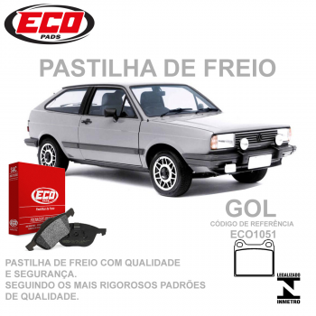 Pastilha Freio - Dianteira   - Passat Gol Voyage Parati Saveiro