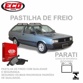 Pastilha Freio - Dianteira   - Passat Gol Voyage Parati Saveiro