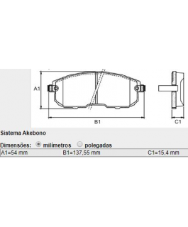 PASTILHA FREIO  SENTRA LONAFLEX