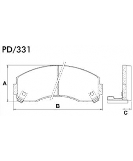 Pastilha Freio K2500