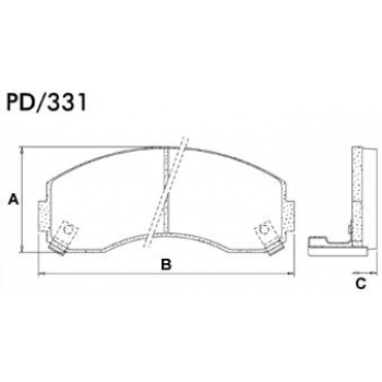 Pastilha Freio K2500