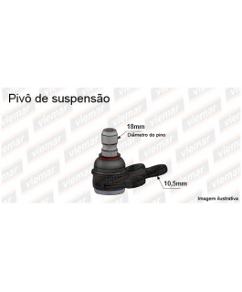 PivÔ De SuspensÃo - Inferior - Citroen-citroen C3 2013/  -  Inferior (sem Kit De FixaÇÃo)