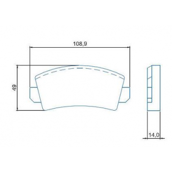 PASTILHA FREIO - PF D FIAT FIORINO FURG/PICK-UP SISTEMABENDI BENDIX PASTILHA FREIO - PF D FIAT FIORINO FURG/PICK-UP SISTEMABENDI BENDIX