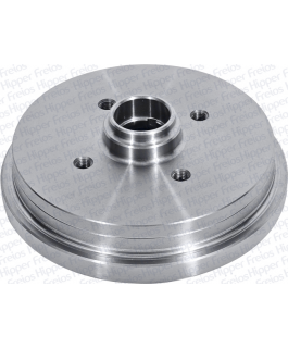 TAMBOR DE FREIO -COM CUBO TRASEIRO - [VW] GOL G5 1.0 8V / 1.6 8V 2008> HIPPER FREIOS