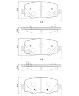 Pastilha Freio  Jeep Renegade  ( C/ Anti - Ruido )