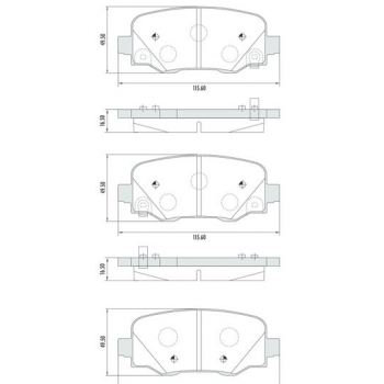 Pastilha Freio  Jeep Renegade  ( C/ Anti - Ruido )