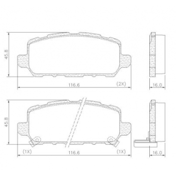 Pastilha Freio Hrv  ( C/ Anti - Ruido )