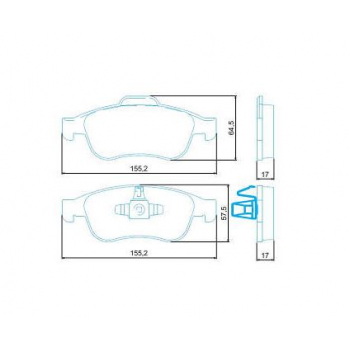 Pastilha Freio - Duster 2.0 16v 12/...                
Duster Oroch Dynamic 2.0 16/...
Fluence 2.0 16v 10/...