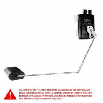 BOIA TANQUE / SENSOR DE NIVEL - VOLKSWAGEN GOL G3 1.0 4CIL 8V ETANOL 04 > 05  / VOLKSWAGEN GOL G3 1.0 4CIL 8V FLEX 05 > DS