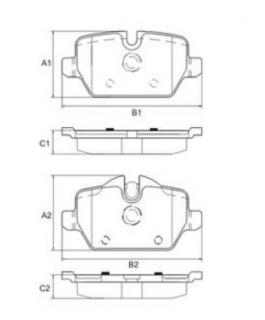 Pastilha Freio Bmw 320  ( C/ Anti - Ruido )