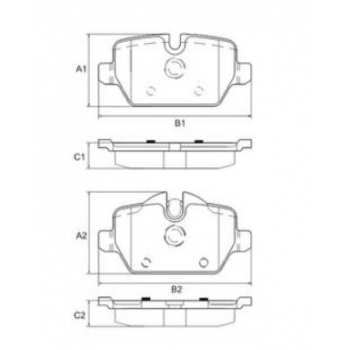 Pastilha Freio Bmw 320  ( C/ Anti - Ruido )