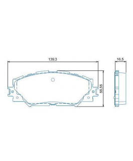 Pastilha Freio - Prius V 12/13
Rav 4 2.4l F/inj. (16v) Dohc 06/08
Rav 4 2.5l F/inj 09/...
Rav4 V6 3.5l F/inj. (24v) D