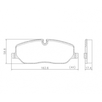 Pastilha Freio Land Rover