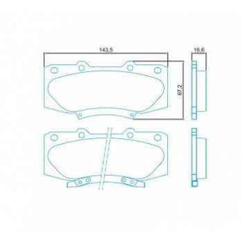 Pastilha Freio - Hilux   Tds 09/...