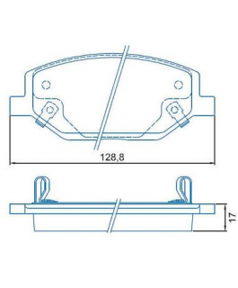 Pastilha Freio - Cobalt Elite / Ltz   1.8    17/...                                       Cobalt Lt / Ltz  1.4   17/...