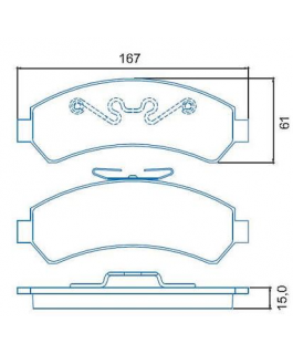 Pastilha Freio - Blazer 4x4 97/...
S-10 4x4 97/...