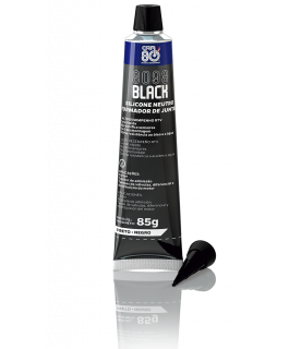 Silicone 85 Gr - Silicone Neutro Alta Temperatura Black (preto), Indicado Para VedaÇÃo De PeÇas Flangeadas, VedaÇÃo De C