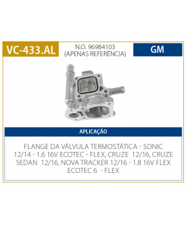 CARCACA DA VALVULA TERMOSTATICA VALCLEI CARCACA DA VALVULA TERMOSTATICA VALCLEI