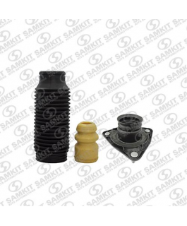 KIT DO AMORTECEDOR SUSPENSÃO DIANTEIRA 01 LADO (SUPORTE, BATENTE E COIFA ) - I30 09/... SAMPEL