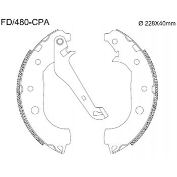 Sapata De Freio  (c/haste) - Ford Ecosport 1.5 18/...