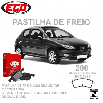 Pastilha Freio - Dianteira   - Peugeot 307 1.4 16v02/...,