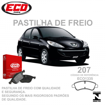 Pastilha Freio - Dianteira   - Peugeot 307 1.4 16v02/...,