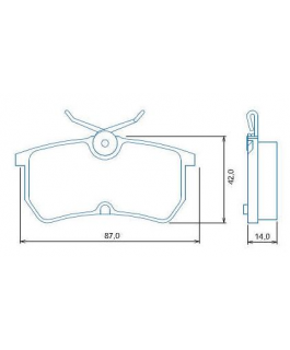Pastilha Freio - Focus Hacth 1.8/ 2.0 Gl/ Glx/ Guia 99/03n 1.8/ 2.0 Glx/ Guia 99/03 
Focus Seda 1.8/2.0 Glx/guia 99/03