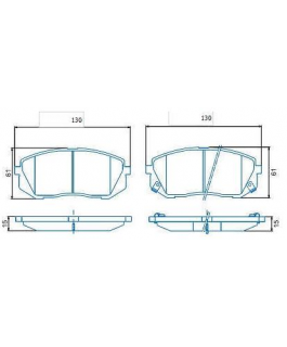 Pastilha Freio - Creta Attitude 1.6 16v Mec.    17/...                             Creta Prestige 2.0 16v Aut.     17/..