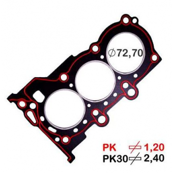 JUNTA CABECOTE - BASPACK HYUNDAI HB20 KIA PICANTO MTR 1.0 12V KAPPA V3 G3LA F3LAB BASTOS