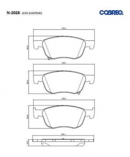 Pastilha Freio Hr-v 2020/... ( C/ Anti - Ruido )