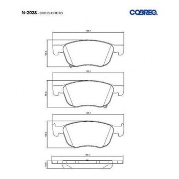 Pastilha Freio Hr-v 2020/... ( C/ Anti - Ruido )