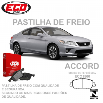 Pastilha Freio - Dianteira   -  Honda Accord 13/...,