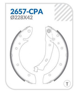 SAPATA - CITROËN BERLINGO 96/ T LUCAS  CITROËN XSARA PICASSO 1.6-1.8-2.0 10/ T LUCAS  PEUGEOT 405 SRI-SRI BREAK 1.8-2.0 COBREQ