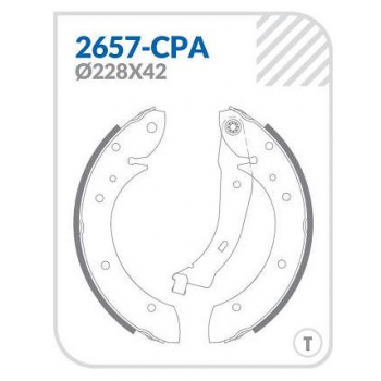 SAPATA - CITROËN BERLINGO 96/ T LUCAS  CITROËN XSARA PICASSO 1.6-1.8-2.0 10/ T LUCAS  PEUGEOT 405 SRI-SRI BREAK 1.8-2.0 COBREQ