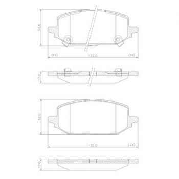 Pastilha Freio - Gm Onix 2020/...